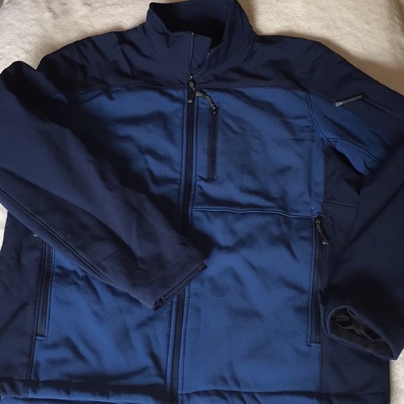 Zeroxposur blue soft shell jacket. NWOT - Picture 1 of 7